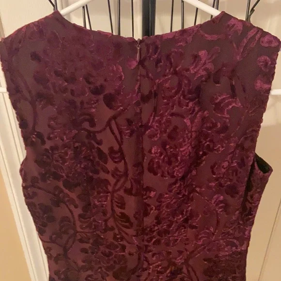 NWOT Rampage Burgundy Dress Size 5 Lined Shell 54% Rayon 46% Polyester Adorable - Picture 6 of 8
